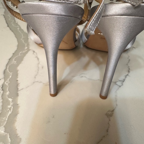 BEJEWELED BAGLEY MISHKA STRAPPY SILVER Sandal - Picture 3 of 8